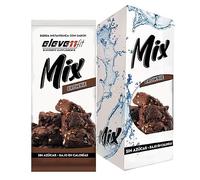 Eleven Fit Mix Instantáneo Sabor Brownie | Prepara 1.5L de Bebida Saludable, Sin Azúcar y Baja en Calorías | Ideal para mezclar con Leche, Cocinar y Preparar Postres | Caja de 12 Sobres