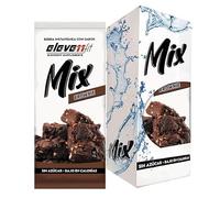 Eleven Fit Mix Instantáneo Sabor Brownie | Prepara 1.5L de Bebida Saludable, Sin Azúcar y Baja en Calorías | Ideal para mezclar con Leche, Cocinar y Preparar Postres | Caja de 12 Sobres