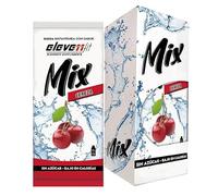Eleven Fit Mix Instantáneo Sabor Cereza | Prepara 1.5L de Bebida Saludable, Sin Azúcar y Baja en Calorías | Ideal para Mezclar con Agua y Mejorar tu Dieta | Caja de 12 Sobres