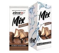 Eleven Fit Mix Instantáneo Sabor Chocolate Praline | Prepara 1.5L de Bebida Saludable, Sin Azúcar y Baja en Calorías | Ideal para mezclar con Leche, Cocinar y Preparar Postres | Caja de 12 Sobres