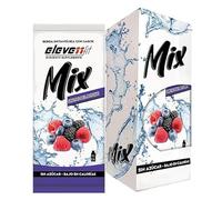 Eleven Fit Mix Instantáneo Sabor Frutas Del Bosque | Prepara 1.5L de Bebida Saludable, Sin Azúcar y Baja en Calorías | Ideal para Mezclar con Agua y Mejorar tu Dieta | Caja de 12 Sobres