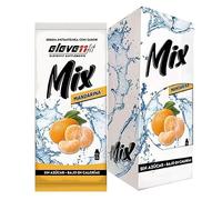 Eleven Fit Mix Instantáneo Sabor Mandarina | Prepara 1.5L de Bebida Saludable, Sin Azúcar y Baja en Calorías | Ideal para Mezclar con Agua y Mejorar tu Dieta | Caja de 12 Sobres