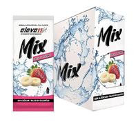 Eleven Fit Mix Instantáneo Sabor Plátano Y Fresa | Prepara 1.5L de Bebida Saludable, Sin Azúcar y Baja en Calorías | Ideal para Mezclar con Agua y Mejorar tu Dieta | Caja de 24 Sobres