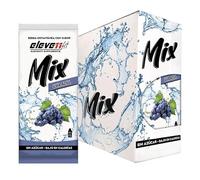 Eleven Fit Mix Instantáneo Sabor Uva Azul | Prepara 1.5L de Bebida Saludable, Sin Azúcar y Baja en Calorías | Ideal para Mezclar con Agua y Mejorar tu Dieta | Caja de 24 Sobres