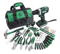 Elevon Kit de herramientas de 232 piezas, herramienta de reparación del hogar con llave de vaso Género, juego de herramientas con bolsa de almacenamiento y juego de destornilladores de bricolaje,