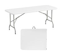 Elevon Mesa plegable de 6 pies, mesa plegable resistente para interiores y exteriores, para camping, picnic, fiesta