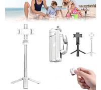 Elevopro Pocket Tripod 360, Elevo Pro Pocket Tripod,Elevopro Vlogger Pro,Adjustable Selfie Stick Tripod with Detachable Remote,Elevopro Grip Pocket Tripod 360,3-in-1 Mini Phone Holder (White)