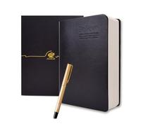 Elezeal Cuaderno rayado A5, 720 páginas, diario de escritura súper grueso, cuaderno de notas extra grueso con un marcador de cinta, cubierta de piel sintética, cuaderno de viaje para un año de