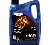 ELF Aceite de motor 10W-40 MOTO Aceite para motor API SN 4 Road 4L
