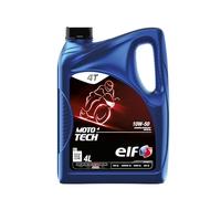 ELF Aceite de motor 10W-50 MOTO API SN 4 Tech 4L