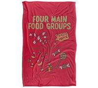 Elf Buddy Elf Four Food Groups Manta súper Suave con Tacto Sedoso - 91 x 147 cm
