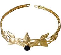 ELF Diadario Crown Crown Crown Vintage Elfos Diadario de elfos Brides Tiaras de boda Prin Princess Diadem Jewelry Stardress (5 1 conteo (paquete de 1))