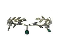 Elf diadema, once cristal elfo pelo tiara elfos hadas núcleo diadema hada corona del bosque joyería para las mujeres para Cosplay Accesorios