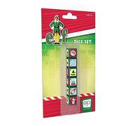 Elf Dice Set | Collectible d6 Dice Featuring Characters & References - Christmas Cheer Level; Candy Cane; Buddy's Hat; Snow Globe; Syrup; Jack-in-The-Box | Officially Licensed 6-Sided Dice