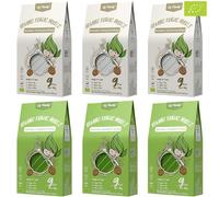Elf-family Bio Pasta Konjac Keto Carbohidratos Ultrabajos/Vegano/Sin Gluten 270 g x 6 cajas(12 paquetes), Fideos Konjac Noodles Shirataki Noodles/Sin azúcar/Bajo en Calorías - Spaghetti&Fettuccine