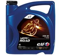 Elf Moto 4 Road 10W40 Aceite de motor turbodiésel, botella de 4 l