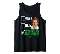 Elf Not Naughty Not Nice Camiseta sin Mangas