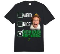 Elf Not Naughty Not Nice Comfort Colors Adult Heavyweight T-Shirt