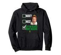 Elf Not Naughty Not Nice Sudadera con Capucha