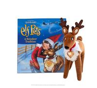 Elf on the Shelf Elf Pets A Rindeer Tradition Storybook and Plush Toy Set, Juguetes para niños bellamente ilustrados con dije de corazón dorado | Ideal para niños y niñas de 3 años en adelante