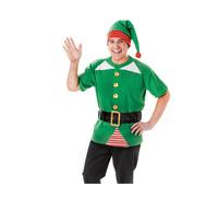 ELF/SANTA`S HELPER COSTUME. UNISEX - FANCY DRESS Unisex Costumes NUEVO
