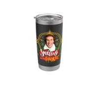 Elf Smiling Is My Favorite Vaso térmico de acero inoxidable de doble pared