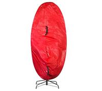 Elf Stor 83-DT5158 Upright Christmas Storage Cover - Funda para hasta 6 pisos, diseño de árboles artificiales, color rojo, polietileno, rojo, 9'