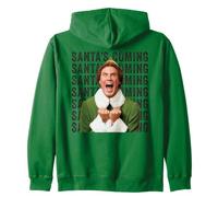 Elf Xmas Movie Will Ferrell Buddy Santa Claus Holiday Fun Classic Sudadera con Capucha