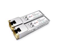 Elfcam® - 10/100/1000Base-T SFP RJ45 Módulo para Cisco GLC-T/SFP-GE-T, Mikrotik, D-Link, Ubiquiti Networks (Paquete de 2)