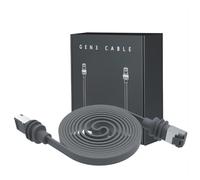 Elfcam - 12m Cable Ethernet Plano Cat 6A para Starlink Gen 3 y Mini, 10Gbps, IP68 Impermeable, RJ45, Instalación Interior/Exterior, 9.2×3.2mm, Alta Velocidad de Red