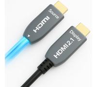 Elfcam-8K - Cable HDMI a fibra óptica 3M(48 Gb/s, eARC VRR, ultra alta definición, para cine y juego, chip alemán Silan+láser V26, fibra resistente a las plegadas-compatible con PS5, Xbox, PC y TV 8K