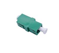 Elfcam® - Adaptador de fibra óptica cable monomodo símplex LC/APC hembra a LC/APC hembra, lote de 1