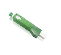 Elfcam® - Adaptador de fibra óptica con cable monomodo LC/APC hembra a SC/APC macho, paquete de 1