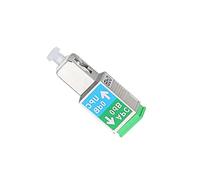 Elfcam® - Adaptador de fibra óptica para cable monomodo simple SC/APC hembra a SC/UPC macho, paquete de 1