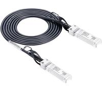 Elfcam - Cable de 10 Gb DAC SFP+ a SFP+ 0,5m - Cable de conexión directa Copper Twinax AWG30 pasivo, 10G SFP+ Cable de red para Switch, Router y Servidor