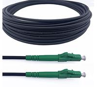 Elfcam® - Cable de fibra óptica de acero Blinde LC/APC a LC/APC Simplex Monomodo LSZH (25 m)