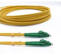 Elfcam® - Cable de Fibra Óptica LC/APC a LC/APC Monomodo Duplex 9/125um OS2 LSZH (25M)