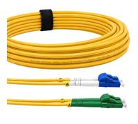 Elfcam® - Cable de fibra óptica LC/APC a LC/UPC Duplex Monomómómodo 9/125μm OS2 LSZH (1 m)