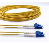 Elfcam® - Cable de Fibra Óptica LC/UPC a LC/UPC OS2 Monomodo Duplex 9/125um LSZH, 20M