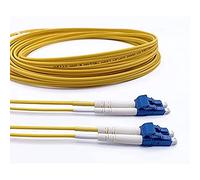 Elfcam® - Cable de Fibra Óptica LC/UPC a LC/UPC OS2 Monomodo Duplex 9/125um LSZH, 25M
