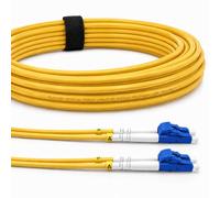 Elfcam® - Cable de Fibra Óptica LC/UPC a LC/UPC OS2 Monomodo Duplex 9/125um LSZH, 5M
