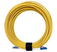 Elfcam® - Cable de fibra óptica LC/UPC a LC/UPC Simplex Monomodo 9/125μm, cable óptico LSZH (1M)