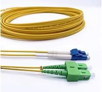 Elfcam Cable de Fibra Óptica LC/UPC a SC/APC Monomodo Duplex OS2 9/125µm, 2M