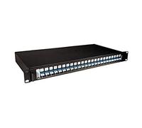 Elfcam® - Cajón Óptico 24 Puertos LC Duplex OS2 Equipado con 24T LC APC Monomodo Duplex, Instalación en Todos Los Bastidores y Bahías 19'' del Mercado