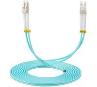 Elfcam® - Fibra Óptica Cable LC/UPC a LC/UPC OM3 Multimodo Duplex 50/125um LSZH, 0,5M