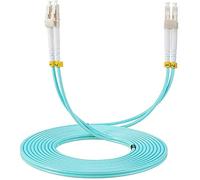 Elfcam® - Fibra Óptica Cable LC/UPC a LC/UPC OM3 Multimodo Duplex 50/125um LSZH, 40M