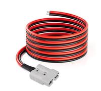 ELFCULB Anderson SB50 - Cable conector Anderson de 10 pies y 10 pies, cable conector rápido de batería para sistemas de energía solar y eólica, conexiones de batería, carretillas elevadoras