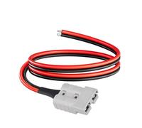 ELFCULB Anderson SB50 - Cable conector Anderson de 50 amperios, 10 AWG, conector rápido para sistemas de energía solar y eólica, conexiones de batería, carretillas elevadoras
