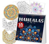 Elfew Mandalas Colorear Adultos, 35 Libro Mandalas Colorear Adultos
