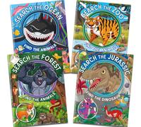 Elfew Paquete de 4 libros de actividades para buscar y encontrar para nios de 4 a 8 aos 8 a 12 aos Encuentra objetos ocultos Interesantes acti